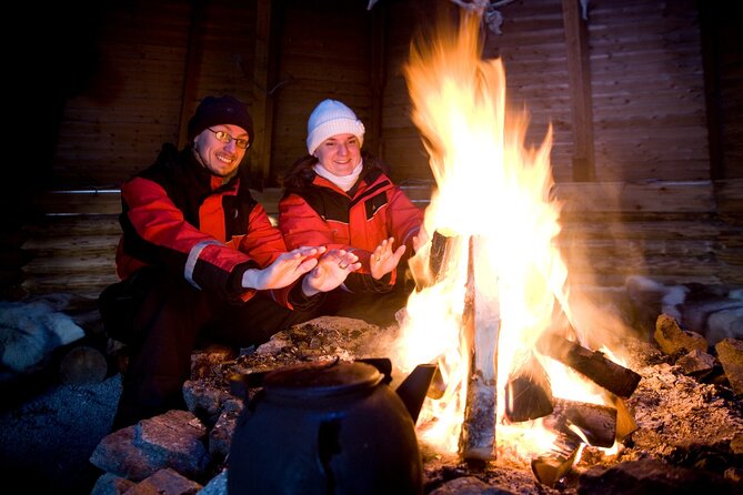 Snowmobiles and Huskies - Two Lapland classics in four and a half hours