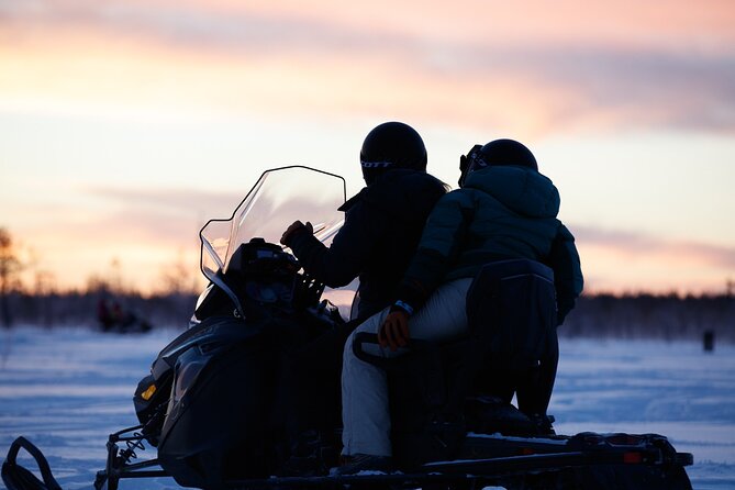 Snowmobiling Adventure in Levi - Getting to the snowmobile park near Levi