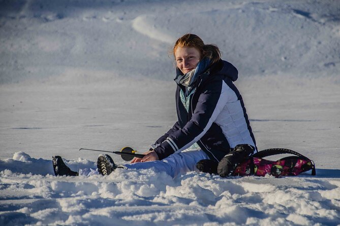 Snowshoeing Adventure with Ice-Fishing, Fire and Survival - A four-hour introduction to Arctic self-reliance