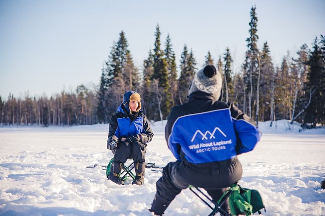 Snowshoeing and Ice Fishing Tour - Leaving Rovaniemi for quieter country