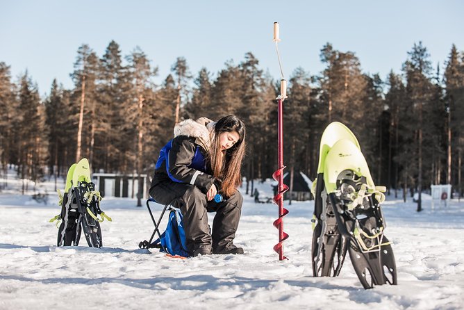 Snowshoeing and Ice Fishing Tour - Who will enjoy this outing most?