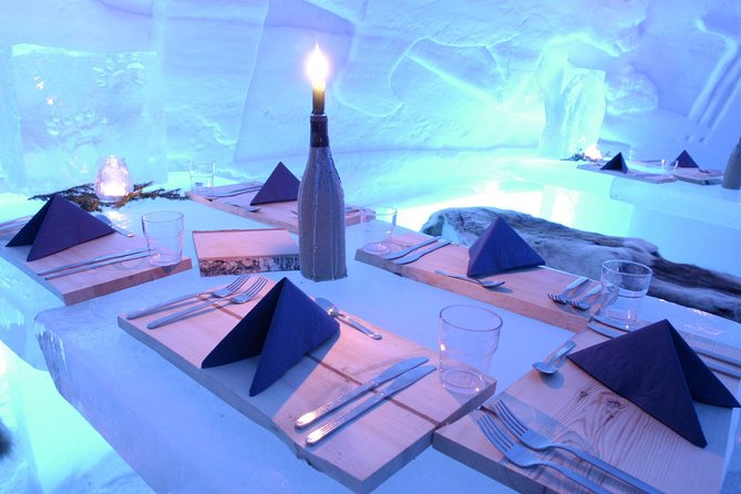 SnowVillage Visit with Entrance Tickets - Walking through the Ice Chapel and hotel